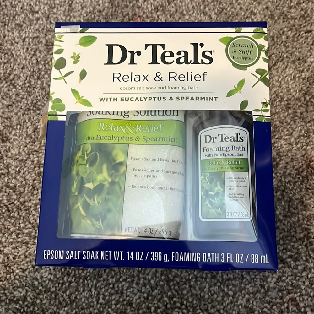 Dr. teals, relax and relieve kit with eucalyptus and spearmint